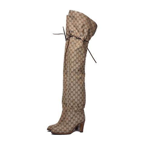 gucci gg supreme monogram|gucci monogram thigh high boots.